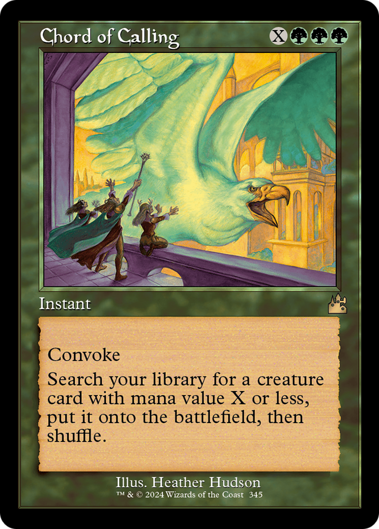 Chord of Calling (Retro Frame) [Ravnica Remastered] | Exor Games Bridgewater