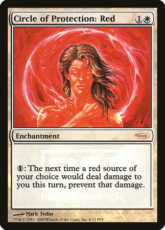 Circle of Protection: Red [Friday Night Magic 2005] | Exor Games Bridgewater