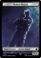 Human Rogue // Clue (0022) Double-Sided Token [Doctor Who Tokens] | Exor Games Bridgewater