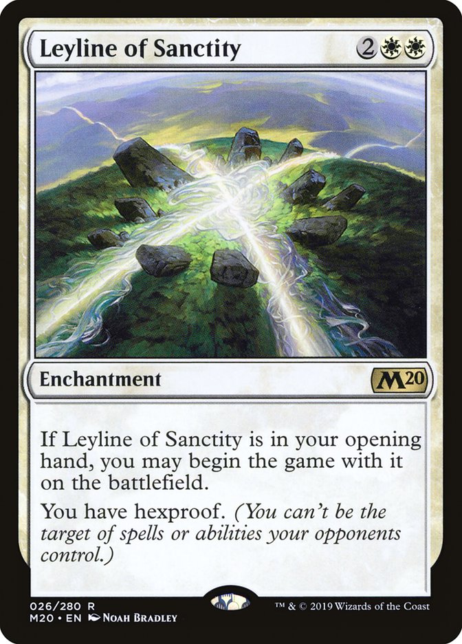 Leyline of Sanctity [Core Set 2020] | Exor Games Bridgewater