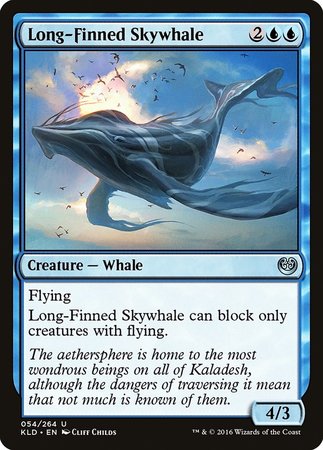 Long-Finned Skywhale [Kaladesh] | Exor Games Bridgewater