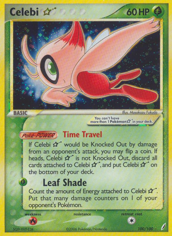 Celebi Star (100/100) [EX: Crystal Guardians] | Exor Games Bridgewater