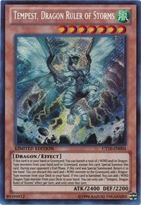 Tempest, Dragon Ruler of Storms [CT10-EN004] Secret Rare | Exor Games Bridgewater