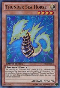 Thunder Sea Horse [CT10-EN016] Super Rare | Exor Games Bridgewater