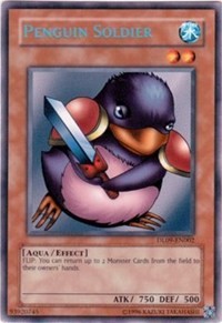 Penguin Soldier (Blue) [DL09-EN002] Rare | Exor Games Bridgewater