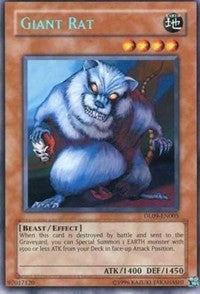 Giant Rat (Blue) [DL09-EN005] Rare | Exor Games Bridgewater