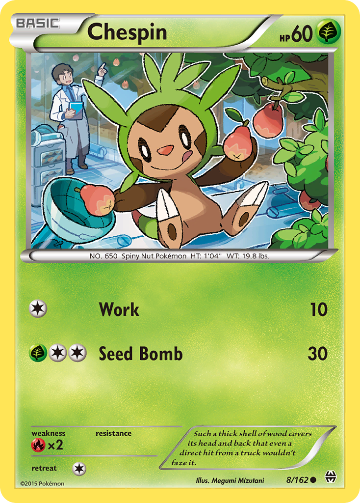 Chespin (8/162) [XY: BREAKthrough] | Exor Games Bridgewater