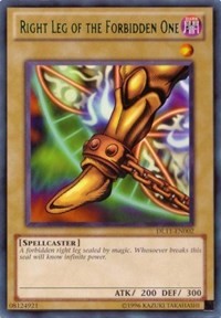 Right Leg of the Forbidden One (Purple) [DL11-EN002] Rare | Exor Games Bridgewater