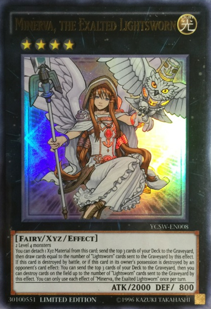 Minerva, the Exalted Lightsworn [YCSW-EN008] Ultra Rare | Exor Games Bridgewater