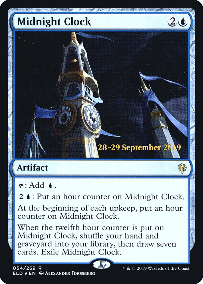 Midnight Clock  [Throne of Eldraine Prerelease Promos] | Exor Games Bridgewater