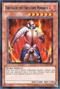 Thestalos the Firestorm Monarch (Red) [DL12-EN007] Rare | Exor Games Bridgewater