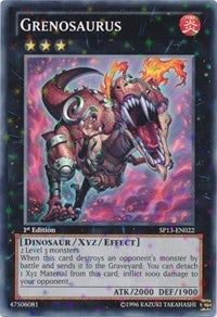 Grenosaurus [SP13-EN022] Starfoil Rare | Exor Games Bridgewater