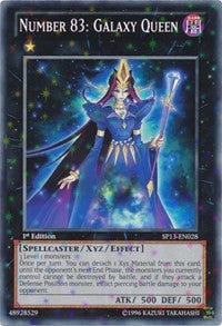 Number 83: Galaxy Queen [SP13-EN028] Starfoil Rare | Exor Games Bridgewater