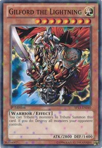 Gilford the Lightning [SP13-EN040] Starfoil Rare | Exor Games Bridgewater