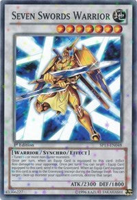 Seven Swords Warrior [SP13-EN048] Starfoil Rare | Exor Games Bridgewater