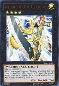Number 39: Utopia (Red) [DL14-EN010] Rare | Exor Games Bridgewater