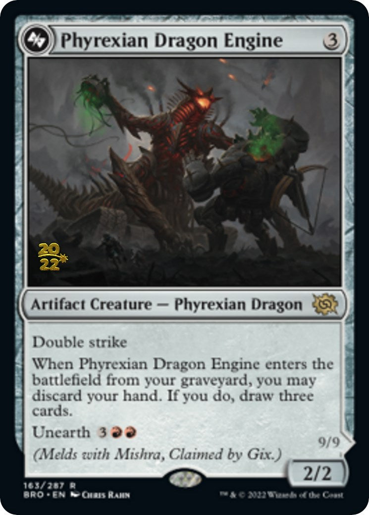 Phyrexian Dragon Engine [The Brothers' War: Prerelease Promos] | Exor Games Bridgewater