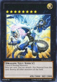 Thunder End Dragon (Green) [DL16-EN012] Rare | Exor Games Bridgewater