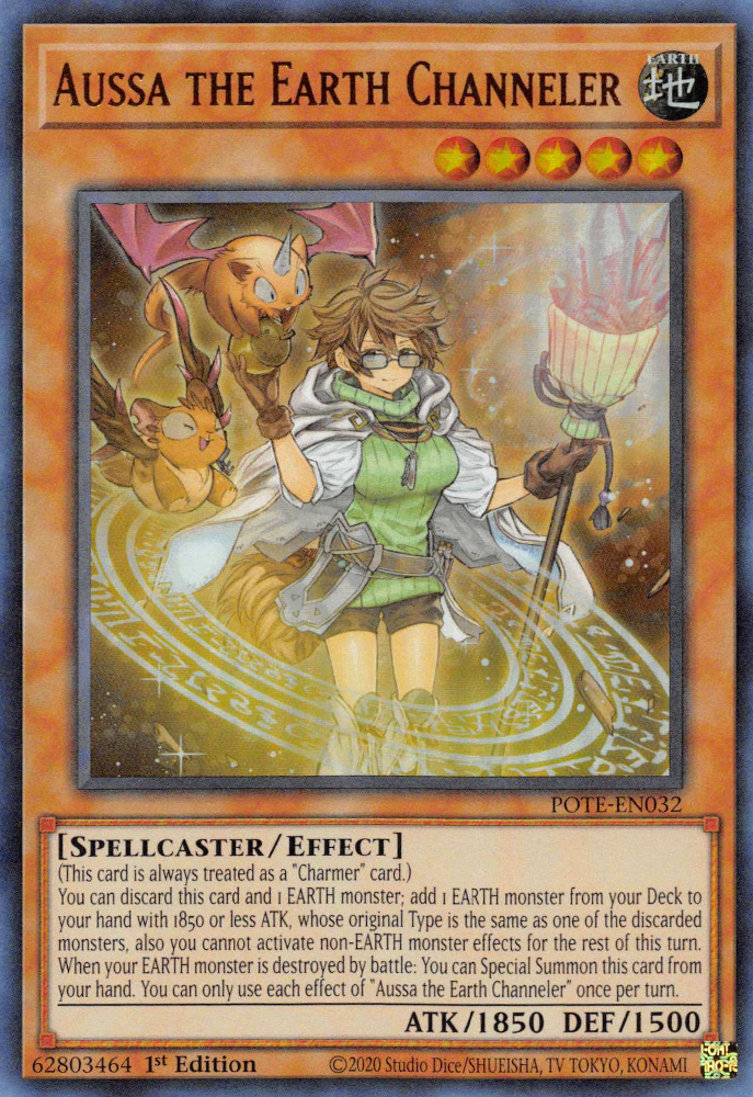 Aussa the Earth Channeler [POTE-EN032] Ultra Rare | Exor Games Bridgewater