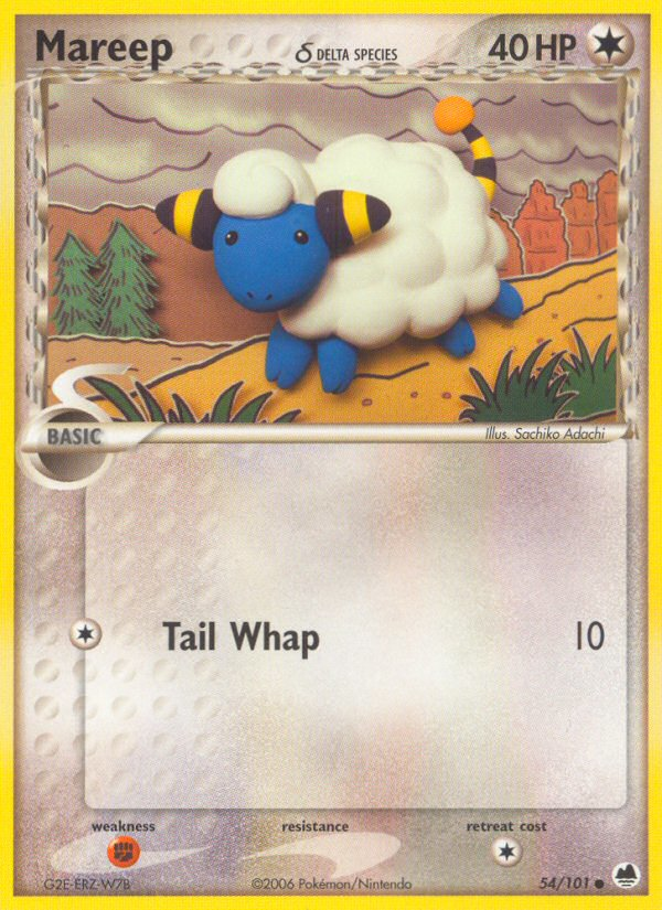 Mareep (54/101) (Delta Species) [EX: Dragon Frontiers] | Exor Games Bridgewater