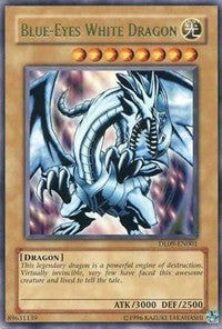 Blue-Eyes White Dragon (Green) [DL09-EN001] Rare | Exor Games Bridgewater