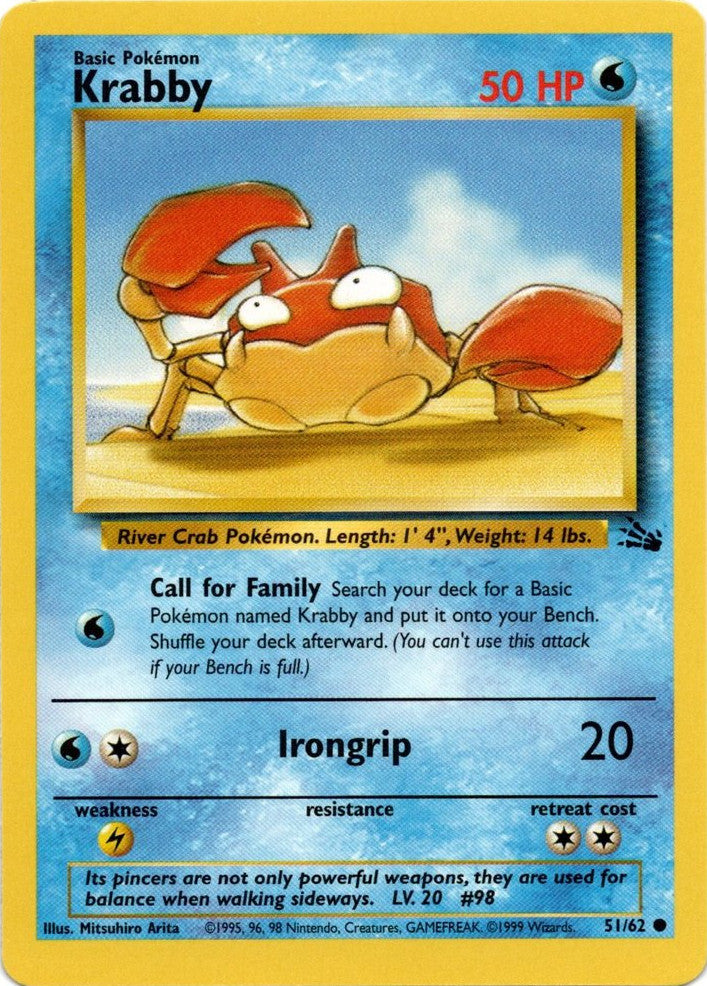 Krabby (51/62) [Fossil Unlimited] | Exor Games Bridgewater