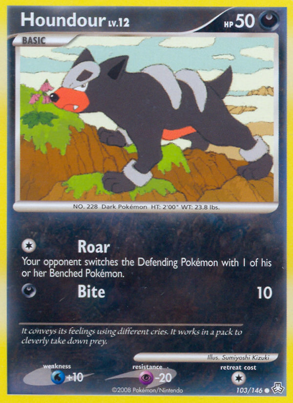 Houndour (103/146) [Diamond & Pearl: Legends Awakened] | Exor Games Bridgewater