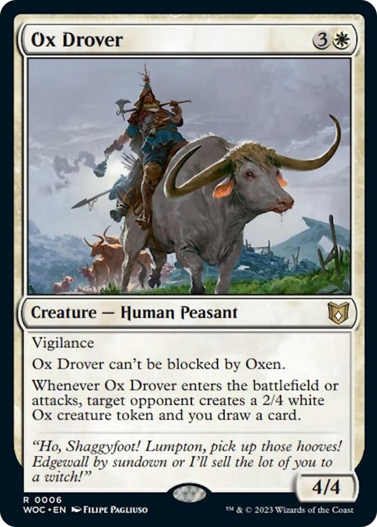 Ox Drover [Wilds of Eldraine Commander] | Exor Games Bridgewater