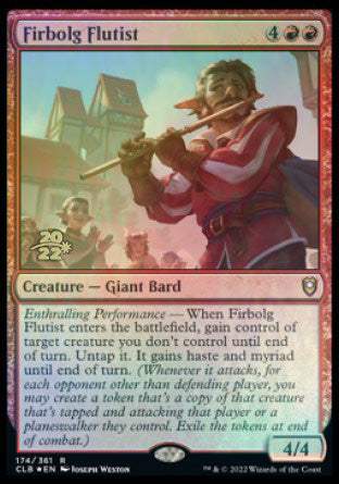 Firbolg Flutist [Commander Legends: Battle for Baldur's Gate Prerelease Promos] | Exor Games Bridgewater