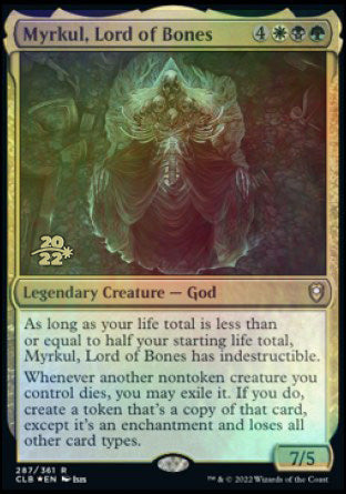 Myrkul, Lord of Bones [Commander Legends: Battle for Baldur's Gate Prerelease Promos] | Exor Games Bridgewater