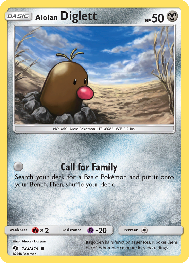 Alolan Diglett (122/214) [Sun & Moon: Lost Thunder] | Exor Games Bridgewater