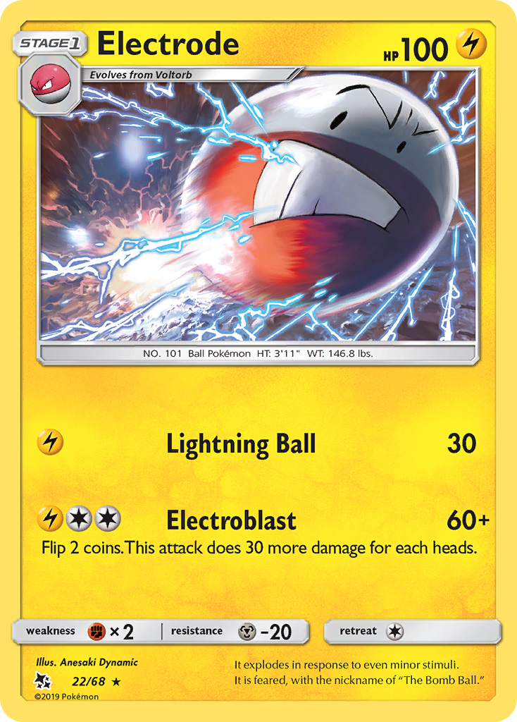 Electrode (22/68) [Sun & Moon: Hidden Fates] | Exor Games Bridgewater