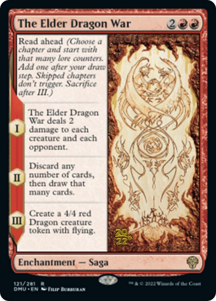 The Elder Dragon War [Dominaria United Prerelease Promos] | Exor Games Bridgewater