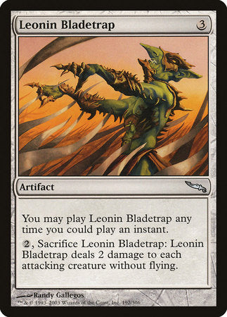 Leonin Bladetrap [Mirrodin] | Exor Games Bridgewater