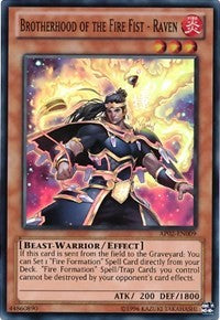 Brotherhood of the Fire Fist - Raven [AP02-EN009] Super Rare | Exor Games Bridgewater