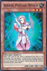 Serene Psychic Witch [AP03-EN004] Super Rare | Exor Games Bridgewater