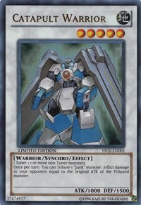 Catapult Warrior [YF02-EN001] Ultra Rare | Exor Games Bridgewater