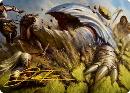 Bulette Art Card (Gold-Stamped Signature) [Dungeons & Dragons: Adventures in the Forgotten Realms Art Series] | Exor Games Bridgewater