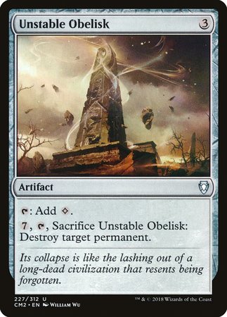 Unstable Obelisk [Commander Anthology Volume II] | Exor Games Bridgewater