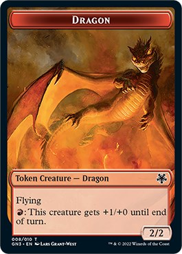 Dragon // Elf Warrior Double-Sided Token [Game Night: Free-for-All Tokens] | Exor Games Bridgewater