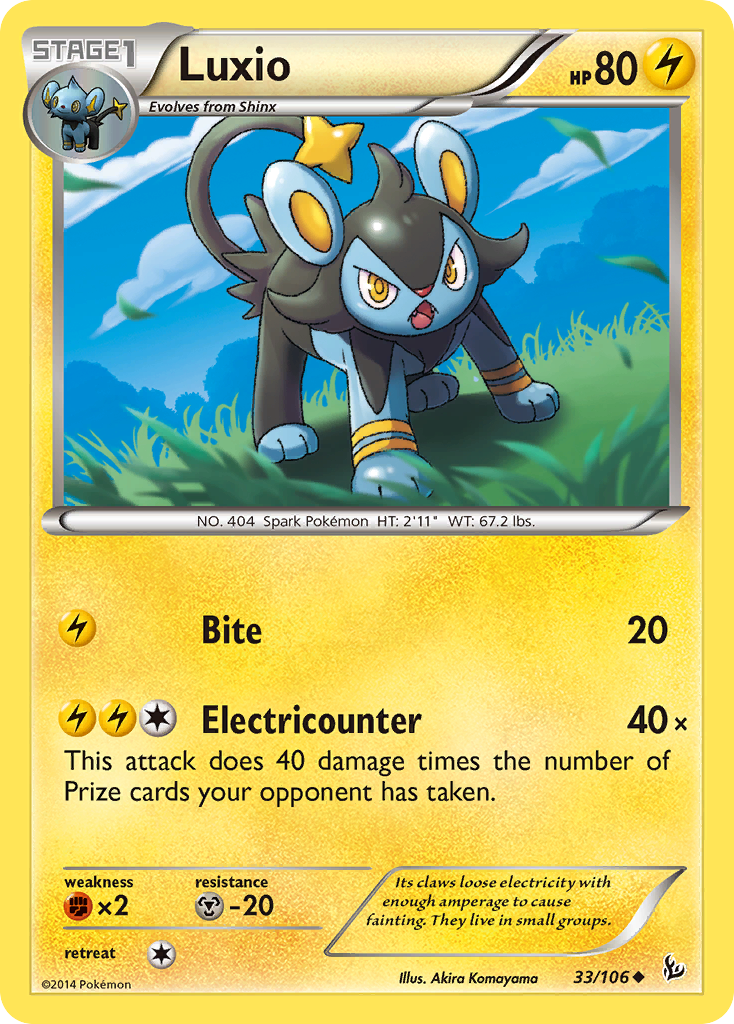 Luxio (33/106) [XY: Flashfire] | Exor Games Bridgewater