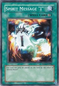 Spirit Message "I" [RP02-EN046] Common | Exor Games Bridgewater