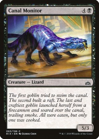 Canal Monitor [Rivals of Ixalan] | Exor Games Bridgewater