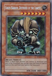 Green Baboon, Defender of the Forest [RP02-EN099] Secret Rare | Exor Games Bridgewater