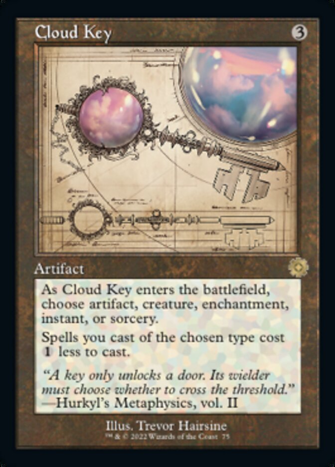 Cloud Key (Retro Schematic) [The Brothers' War Retro Artifacts] | Exor Games Bridgewater