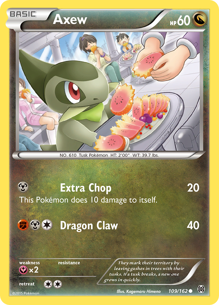 Axew (109/162) [XY: BREAKthrough] | Exor Games Bridgewater