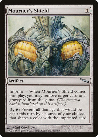 Mourner's Shield [Mirrodin] | Exor Games Bridgewater