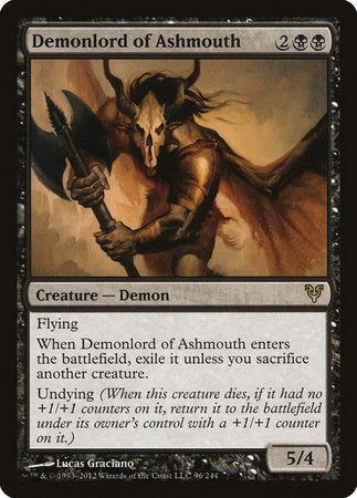 Demonlord of Ashmouth [Avacyn Restored] | Exor Games Bridgewater