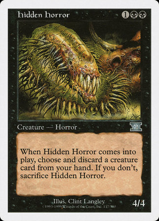 Hidden Horror [Classic Sixth Edition] | Exor Games Bridgewater