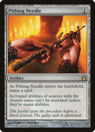 Pithing Needle [Return to Ravnica] | Exor Games Bridgewater